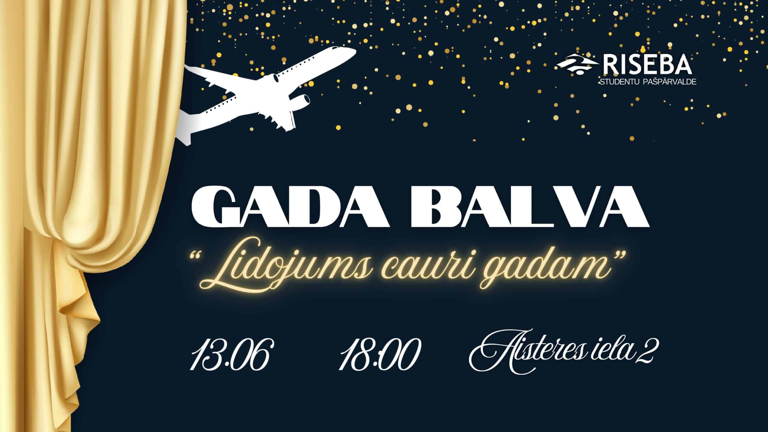 Jau 13. jūnijā Studentu pašpārvaldes organizētā “RISEBA Gada balva – Lidojums cauri gadam”
