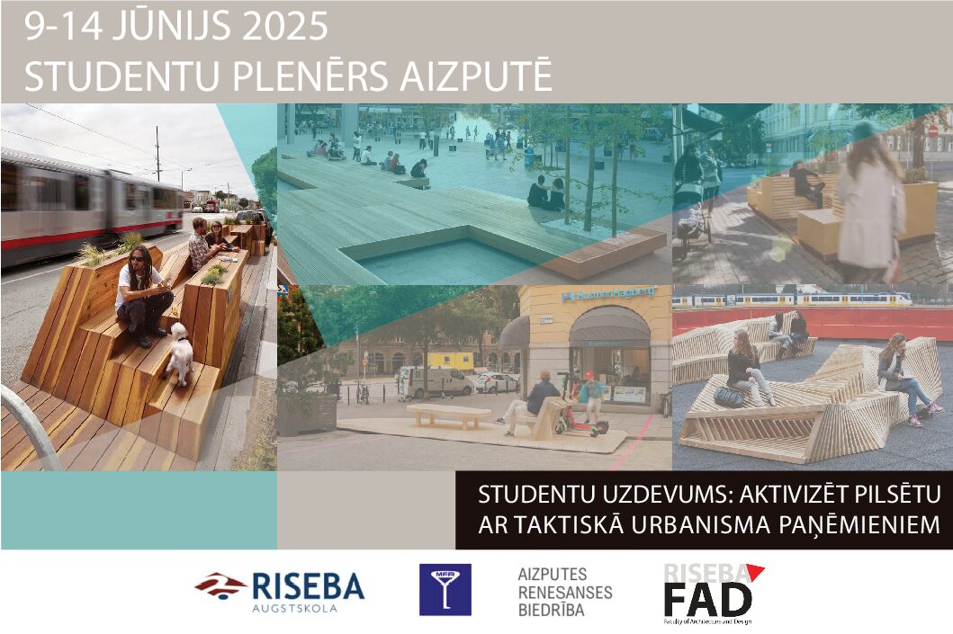 RISEBA arhitektūras studenti atklāj Aizputes potenciālu ar taktiskā urbanisma projektu