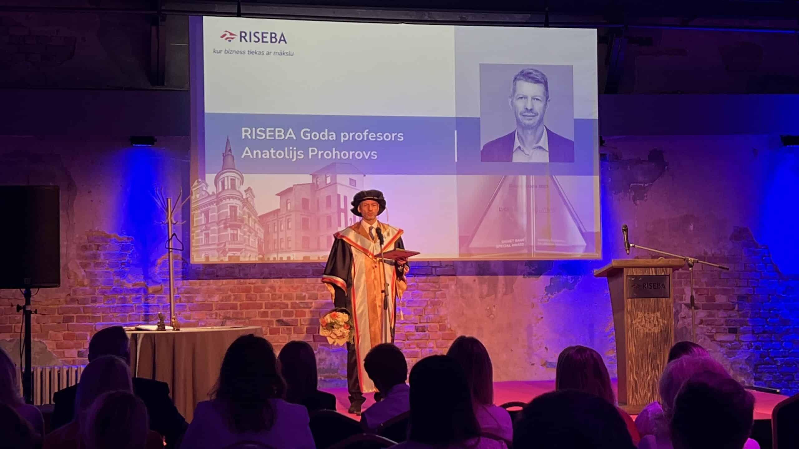 RISEBA Appoints New Academic Positions and Awards the Title of Honorary Professor to Anatolijs Prohorovs