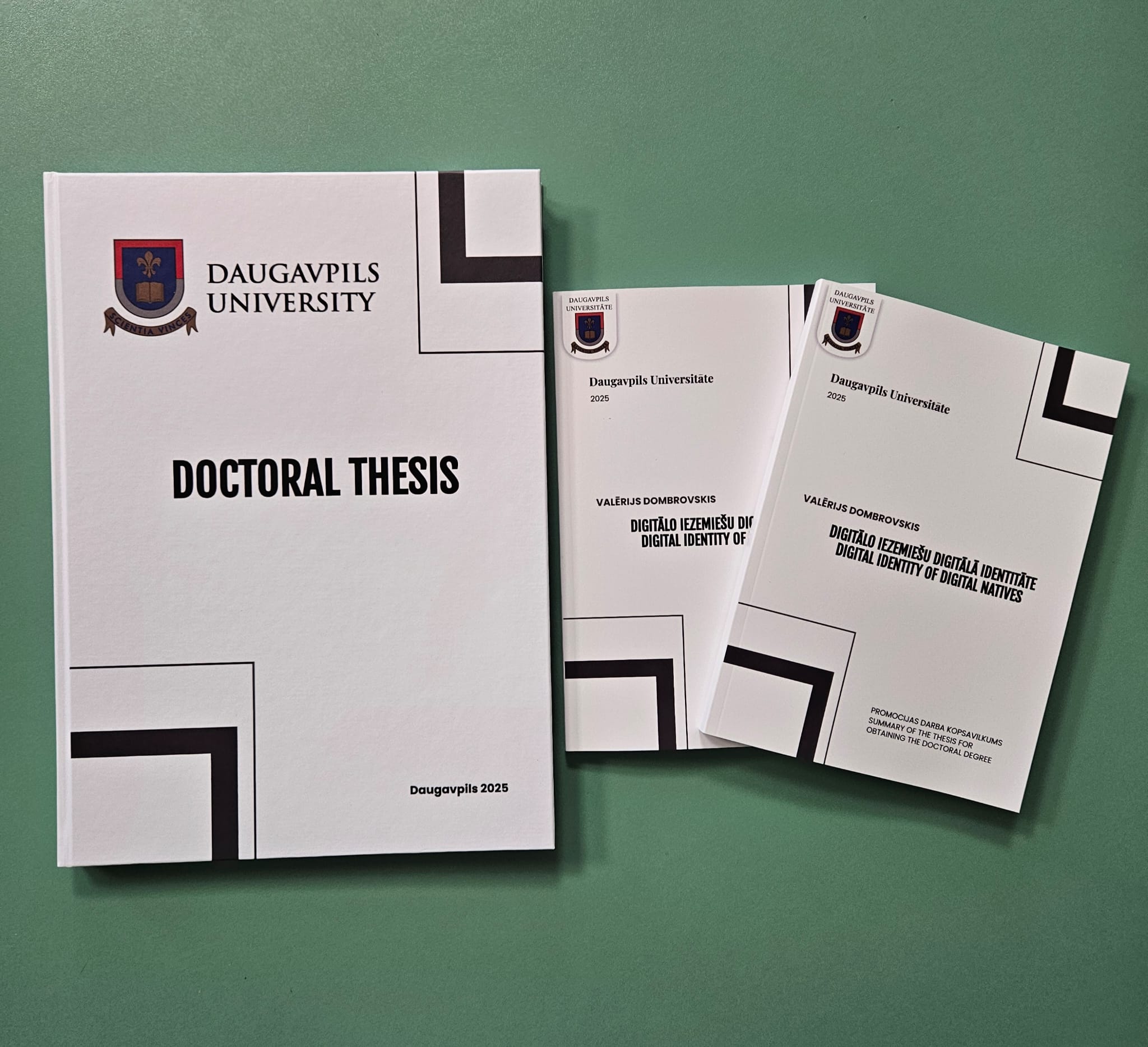 Congratulations to Valērijs Dombrovskis on the successful defence of his doctoral thesis and his significant contribution to cyberpsychology.