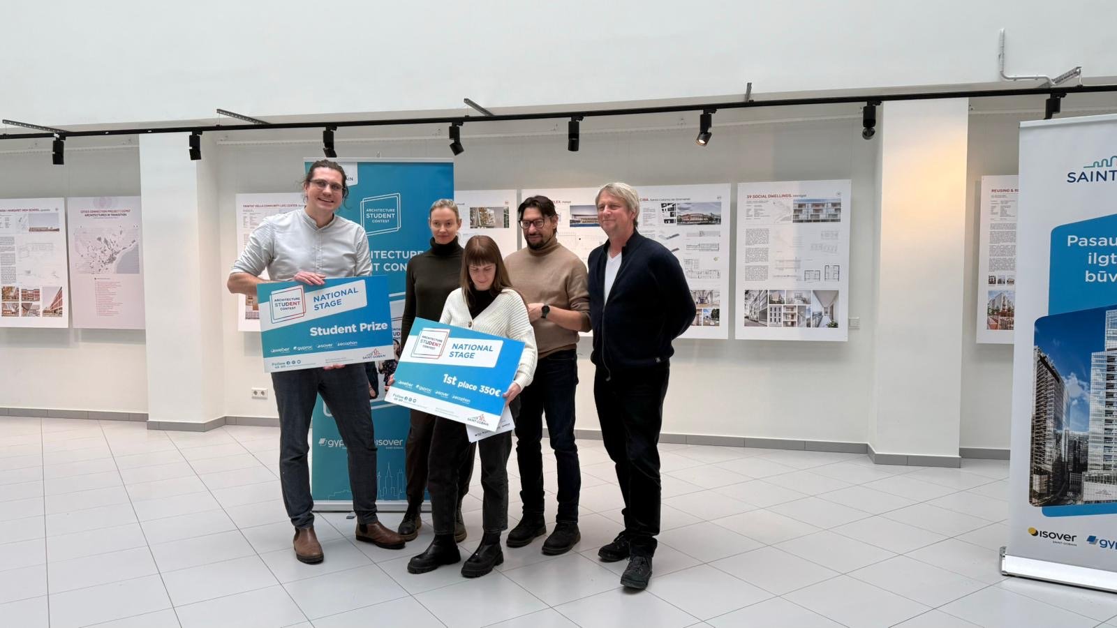 RISEBA FAD studenti iegūst 1. vietu Architecture Student Contest nacionālajā atlasē