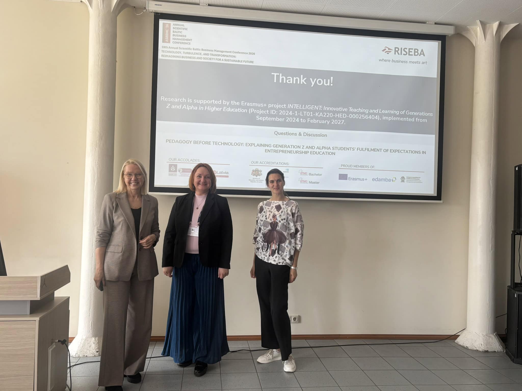 Biznesa vadības konferencē prezentē Erasmus+ projekta INTELLIGENT pētījuma rezultātus