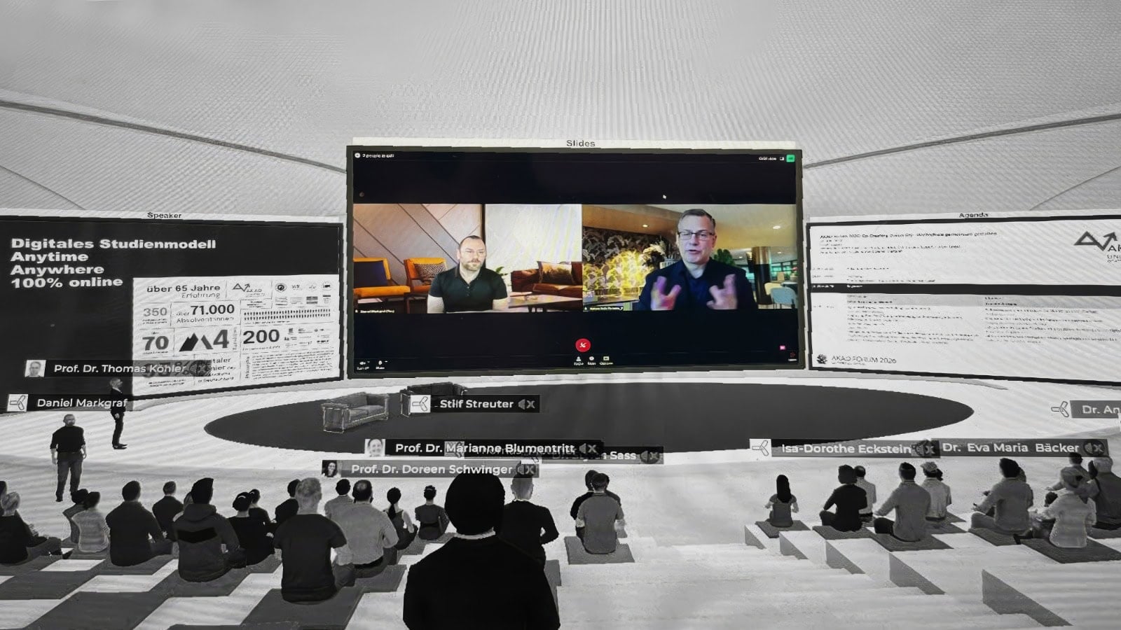 RISEBA profesora Valtera Kažes digitālais dvīnis saņem prestižo Vācijas Studienpreis 2026 balvu
