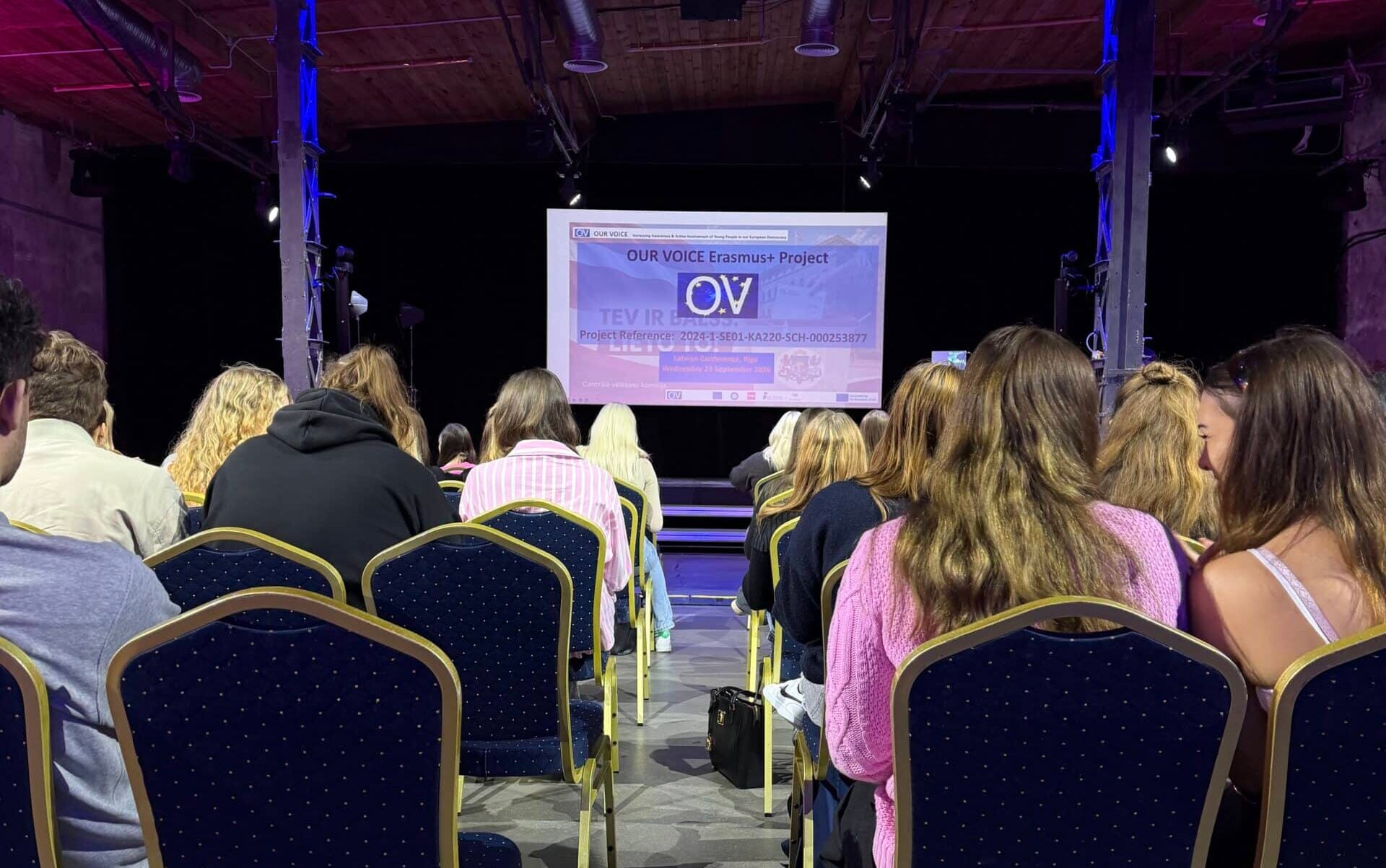 RISEBA aktualizē demokrātisko vērtību un jauniešu pilsoniskās līdzdalības nozīmi starptautiskā projekta OUR VOICE noslēguma konferencē